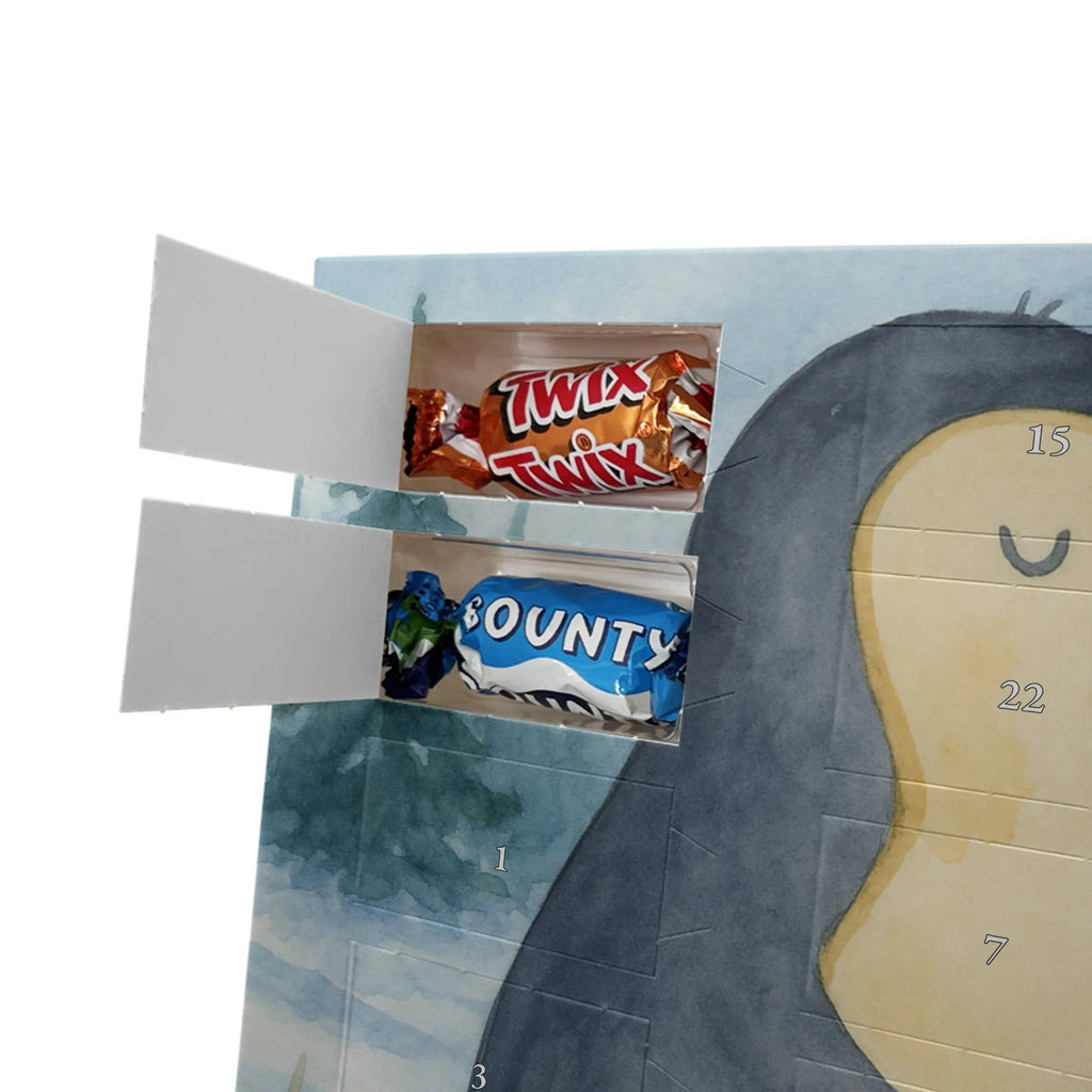 Chocolate advent calendar Penguin embrace Design North Pole, Penguins, wedding, wedding gift, love gift, lovers, anniversary, proof of love, wedding day