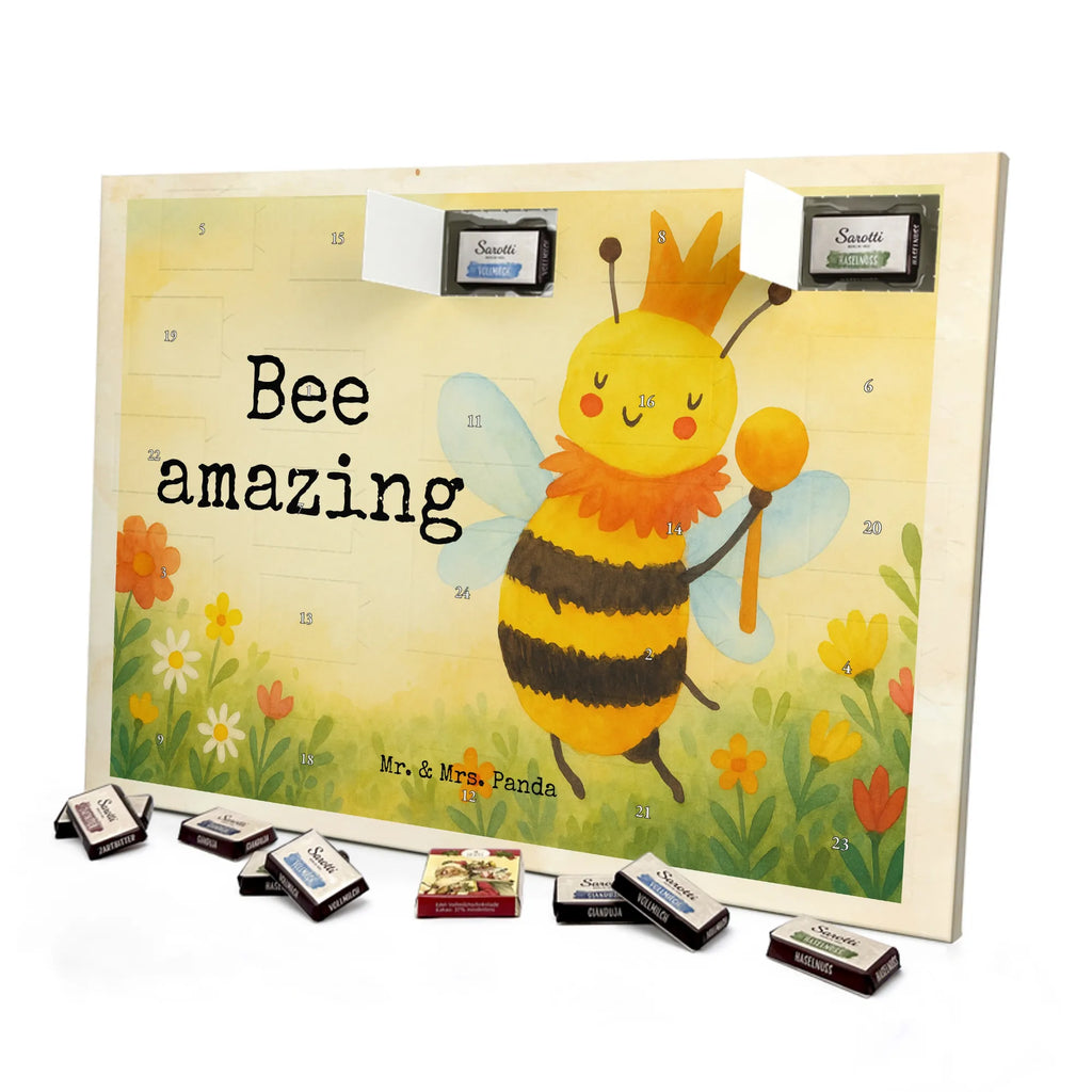 Chocolate advent calendar bee king Design wasp, bumblebee