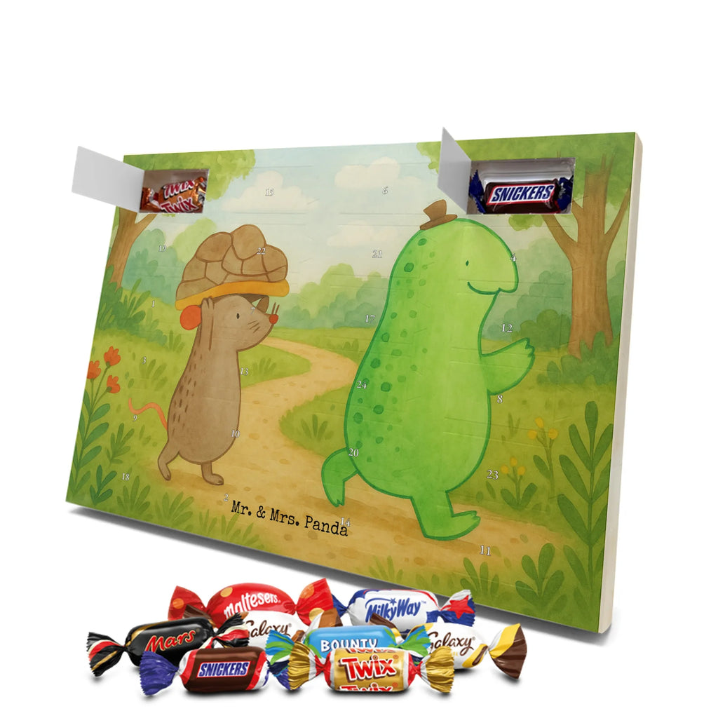 Chocolate advent calendar tortoise Mouse Design gift, gift ideas, cute, illustrated, tortoise, reptile, ancient creature, sweet, birthday gift, turtle gift items, funny turtle gifts, pet turtles, best friend, sister or daughter, turtle lover, friends, mouse, girlfriends