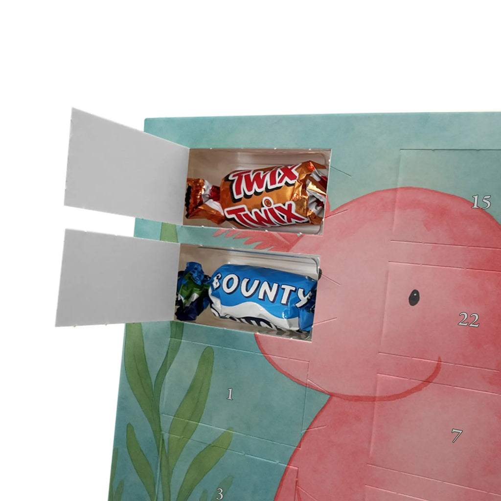 Chocolate advent calendar axolotl zero Design Axelotl, marine animals, Mexican walking fish, salamander, wisdom, worldly wisdom, contented, cheerful, lifestyle, girlfriend