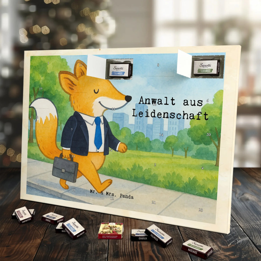 Chocolate advent calendar lawyer Passion Design gift, promotion, anniversary, retirement, sayings, job start, gift idea, best, farewell gift, profession, passing exam