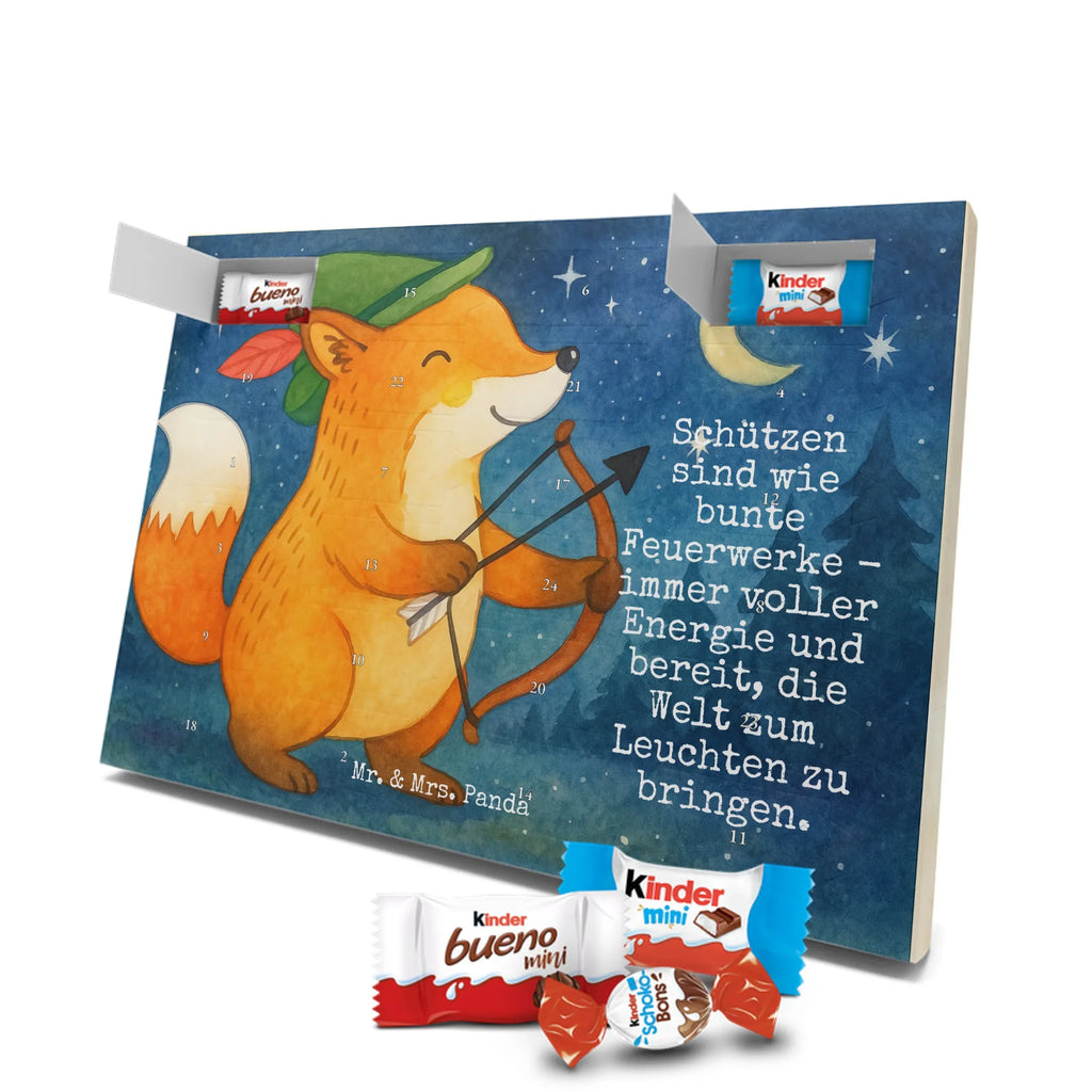 Chocolate advent calendar Sagittarius Astrology Design constellations, birthdays, astrology, date of birth, month of birth