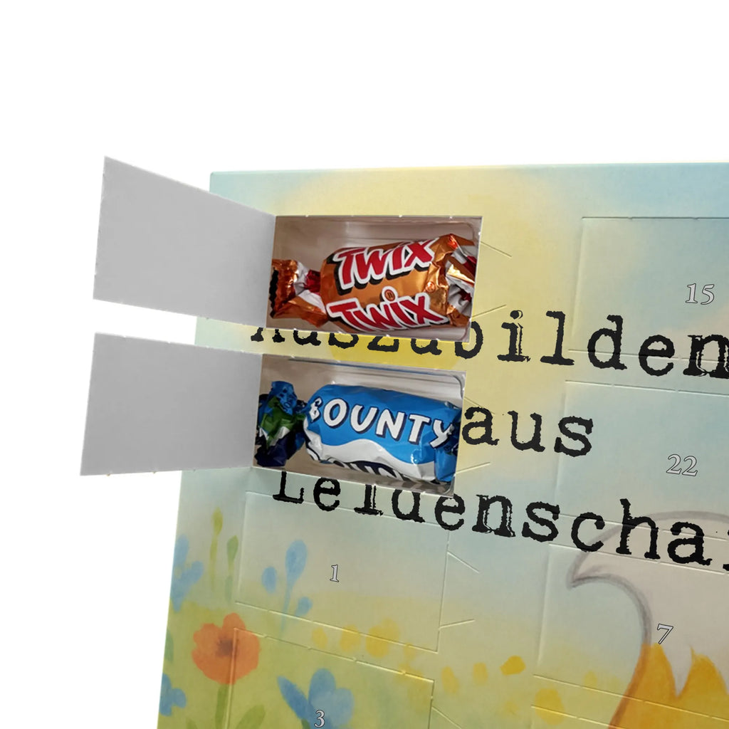 Chocolate advent calendar apprentice passion Design gift, promotion, anniversary, retirement, sayings, job start, gift idea, best, farewell gift, profession, passing exam