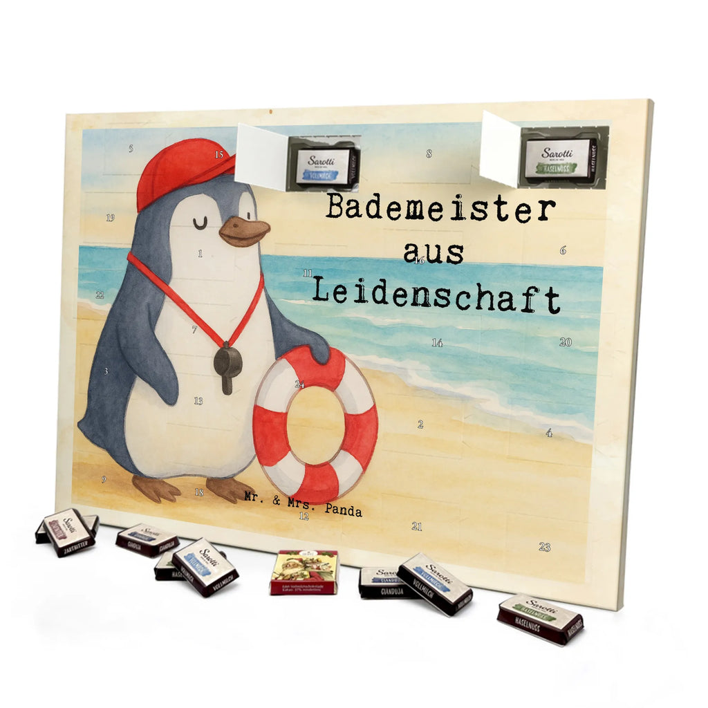 Chocolate advent calendar Lifeguard Passion Design gift, promotion, anniversary, retirement, sayings, job start, gift idea, best, farewell gift, profession, passing exam