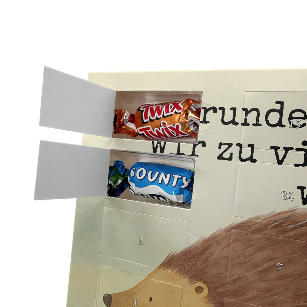 Chocolate advent calendar Hedgehog hearts Design card, gift ideas, gifts, small animals, cute, cute animal motives, hand drawn, funny sayings, good mood, special gifts, animal lover, hearts, trust, kiss, heart