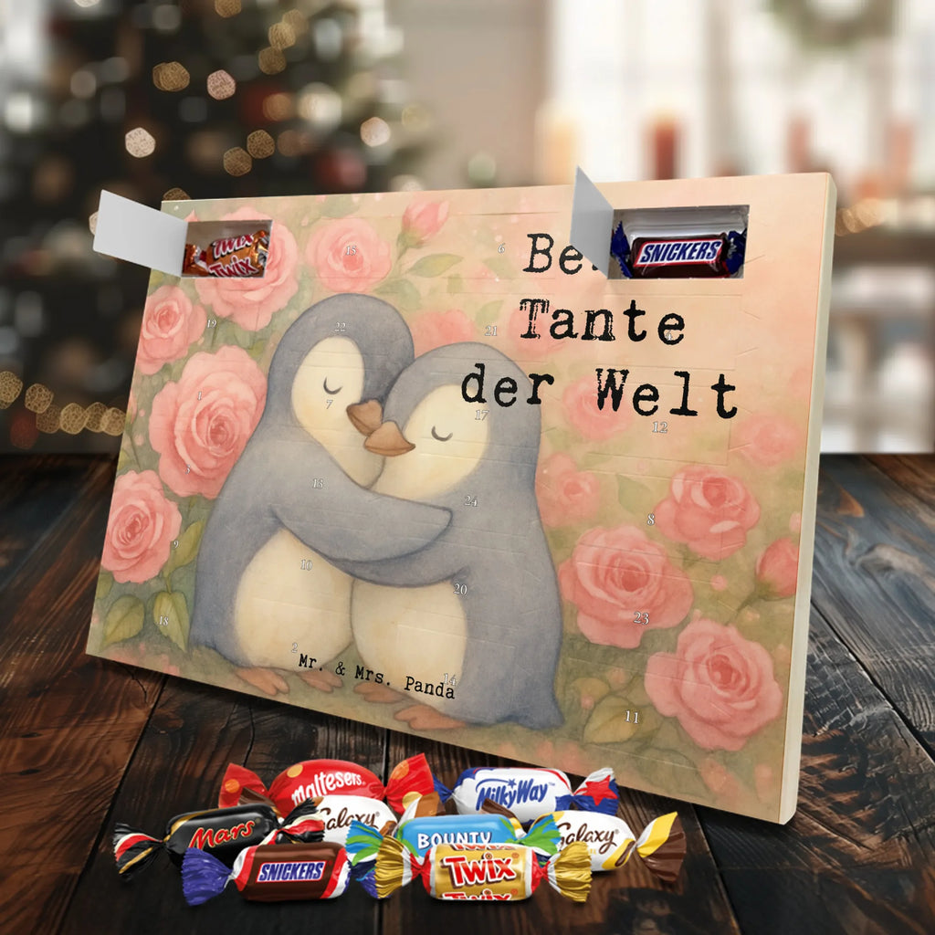 Chocolate advent calendar penguin best aunt in the world Design thank you, birthday, gift idea, birthday present, gift tip, make you happy, giving, for, gift, godmother, Aunt, nephew, godfather aunt, little thing, favorite aunt, niece, baptism, christening partner