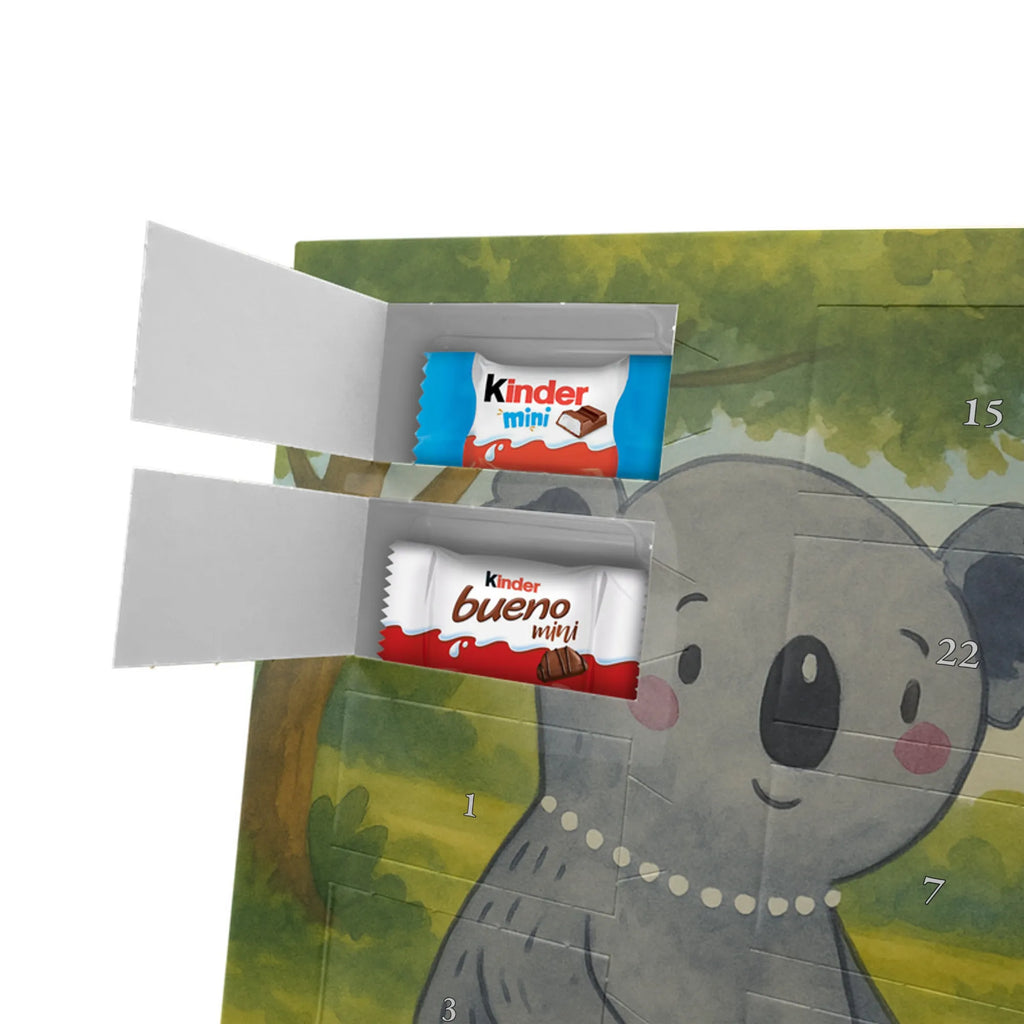 Chocolate advent calendar Koala Family Design Father's Day, Mother's Day, siblings, family life, children