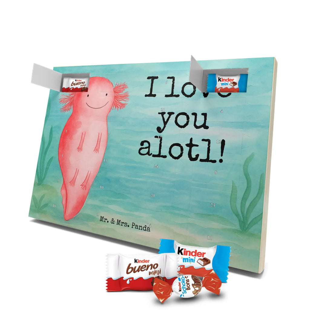 Chocolate advent calendar axolotl Love Design Loving, Two, Together, Marriage, Proposal of marriage, Love gift, gift for her, gift for him, anniversary gift, Valentine&#39;s Day Gift for Women Love Gift Anniversary Wedding Anniversary Party Favor Gift for Girlfriend Gift for Partner Boyfriend Gift Token of Love for Men for Husband
