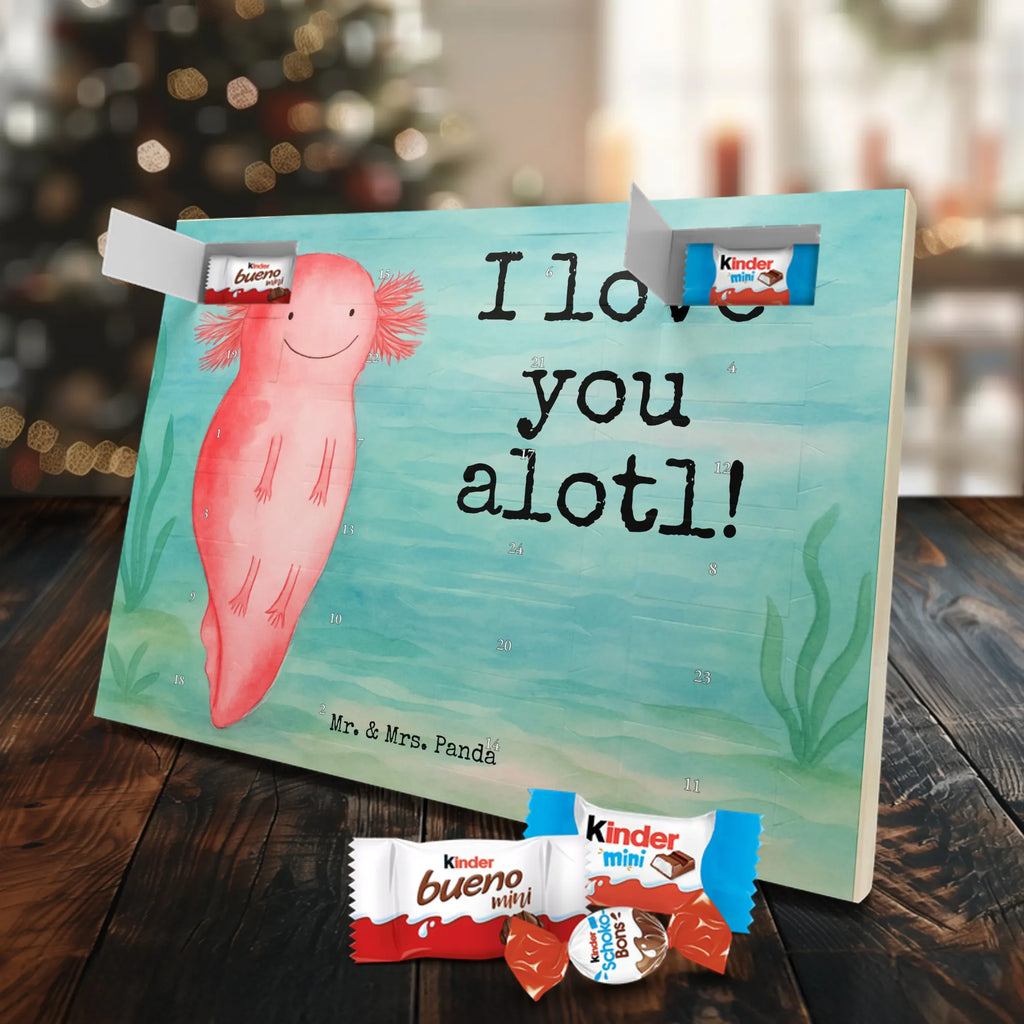 Chocolate advent calendar axolotl Love Design Loving, Two, Together, Marriage, Proposal of marriage, Love gift, gift for her, gift for him, anniversary gift, Valentine&#39;s Day Gift for Women Love Gift Anniversary Wedding Anniversary Party Favor Gift for Girlfriend Gift for Partner Boyfriend Gift Token of Love for Men for Husband