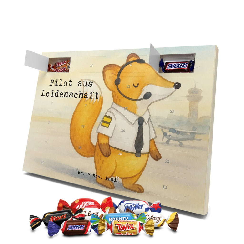 Chocolate advent calendar Pilot Passion Design gift, promotion, anniversary, retirement, sayings, job start, gift idea, best, farewell gift, profession, passing exam