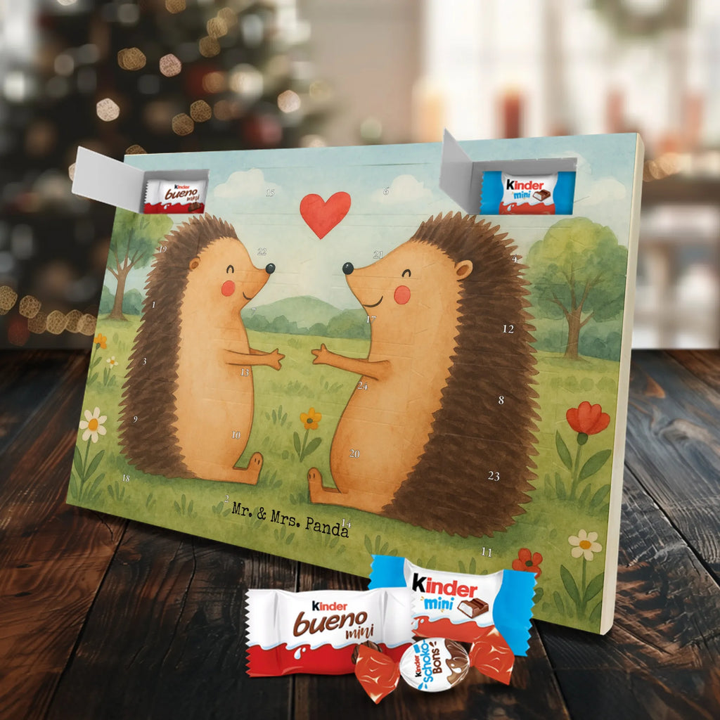 Chocolate advent calendar Hedgehogs in love Design Loving, Two, Together, Marriage, Proposal of marriage, Love gift, gift for her, gift for him, anniversary gift, Wedding, Wedding anniversary, Anniversary, Friend, Married, Girlfriend, Gift, Engaged, In love, Proof of love