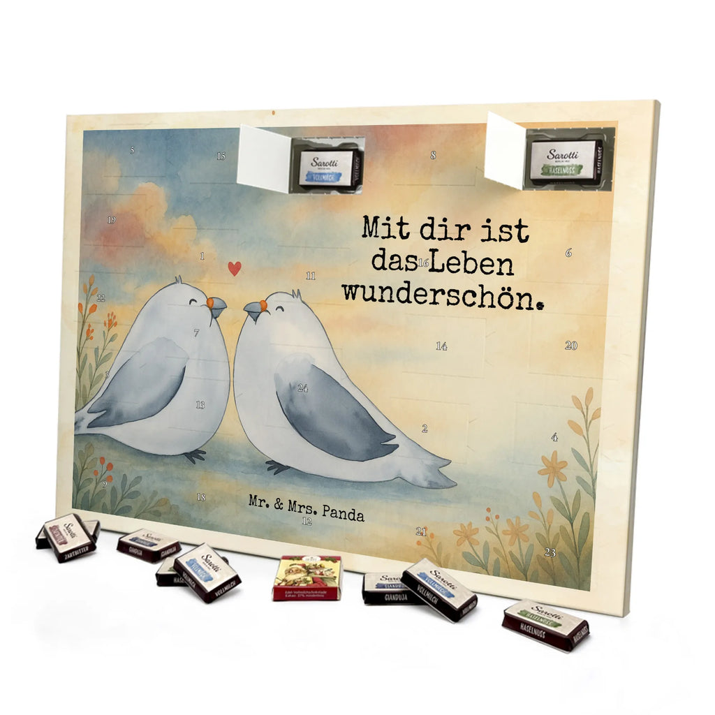 Chocolate advent calendar Turtledoves in love Design Loving, Two, Together, Marriage, Proposal of marriage, Love gift, gift for her, gift for him, anniversary gift, Turtle doves, Gift Friend, Married, Gift Wedding, Doves, Gift Girlfriend, In love, Wedding anniversary, Engaged, Anniversary, Girlfriend, Turtledove, Proof of love, Friend