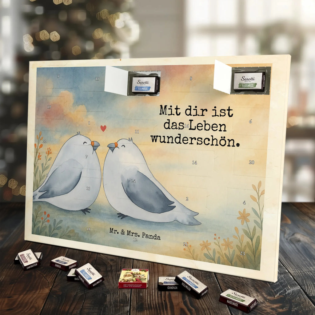 Chocolate advent calendar Turtledoves in love Design Loving, Two, Together, Marriage, Proposal of marriage, Love gift, gift for her, gift for him, anniversary gift, Turtle doves, Gift Friend, Married, Gift Wedding, Doves, Gift Girlfriend, In love, Wedding anniversary, Engaged, Anniversary, Girlfriend, Turtledove, Proof of love, Friend