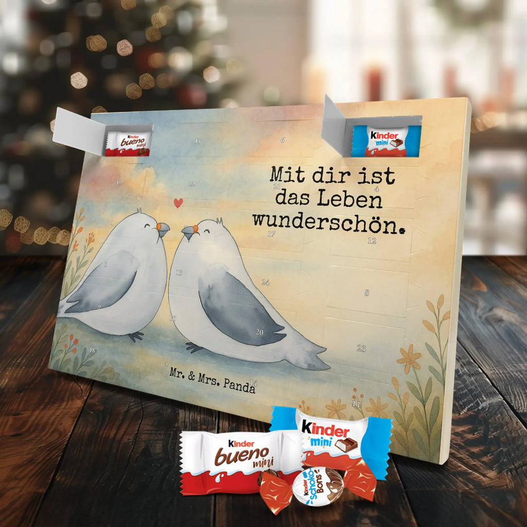 Chocolate advent calendar Turtledoves in love Design Loving, Two, Together, Marriage, Proposal of marriage, Love gift, gift for her, gift for him, anniversary gift, Turtle doves, Gift Friend, Married, Gift Wedding, Doves, Gift Girlfriend, In love, Wedding anniversary, Engaged, Anniversary, Girlfriend, Turtledove, Proof of love, Friend