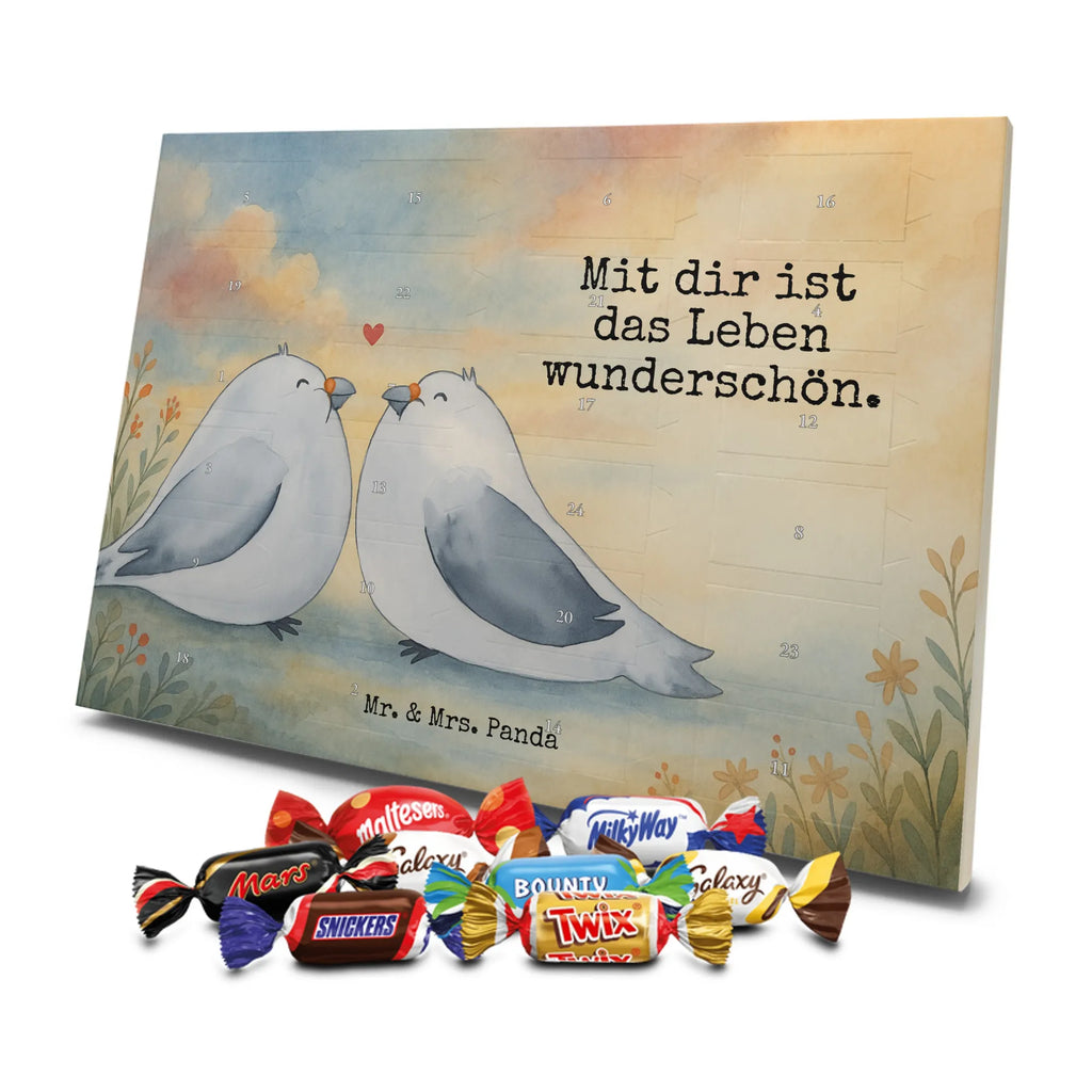 Chocolate advent calendar Turtledoves in love Design Loving, Two, Together, Marriage, Proposal of marriage, Love gift, gift for her, gift for him, anniversary gift, Turtle doves, Gift Friend, Married, Gift Wedding, Doves, Gift Girlfriend, In love, Wedding anniversary, Engaged, Anniversary, Girlfriend, Turtledove, Proof of love, Friend