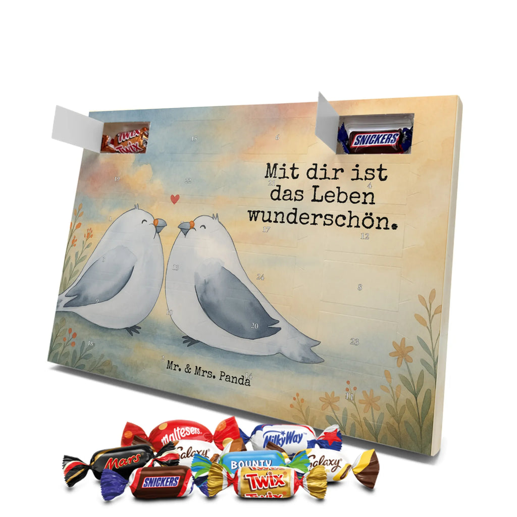 Chocolate advent calendar Turtledoves in love Design Loving, Two, Together, Marriage, Proposal of marriage, Love gift, gift for her, gift for him, anniversary gift, Turtle doves, Gift Friend, Married, Gift Wedding, Doves, Gift Girlfriend, In love, Wedding anniversary, Engaged, Anniversary, Girlfriend, Turtledove, Proof of love, Friend