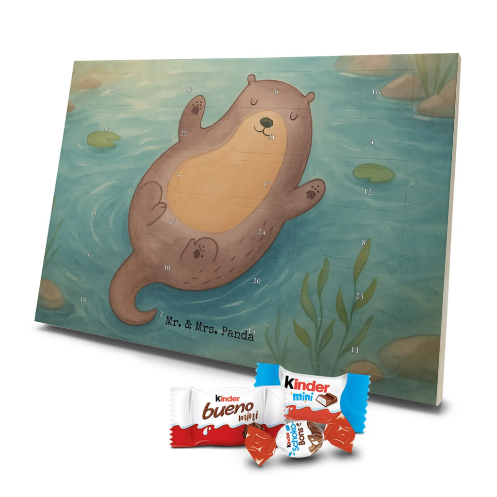 Chocolate advent calendar otter Embrace Design water animal, marten, water, sea otter, predator, baby otter, European otter, animal lover, aquatic animal, water mammal, mammal, animal, gift ideas for animal lovers, gifts for people in love, otter gifts, Otter Sea Otter Lake Otter