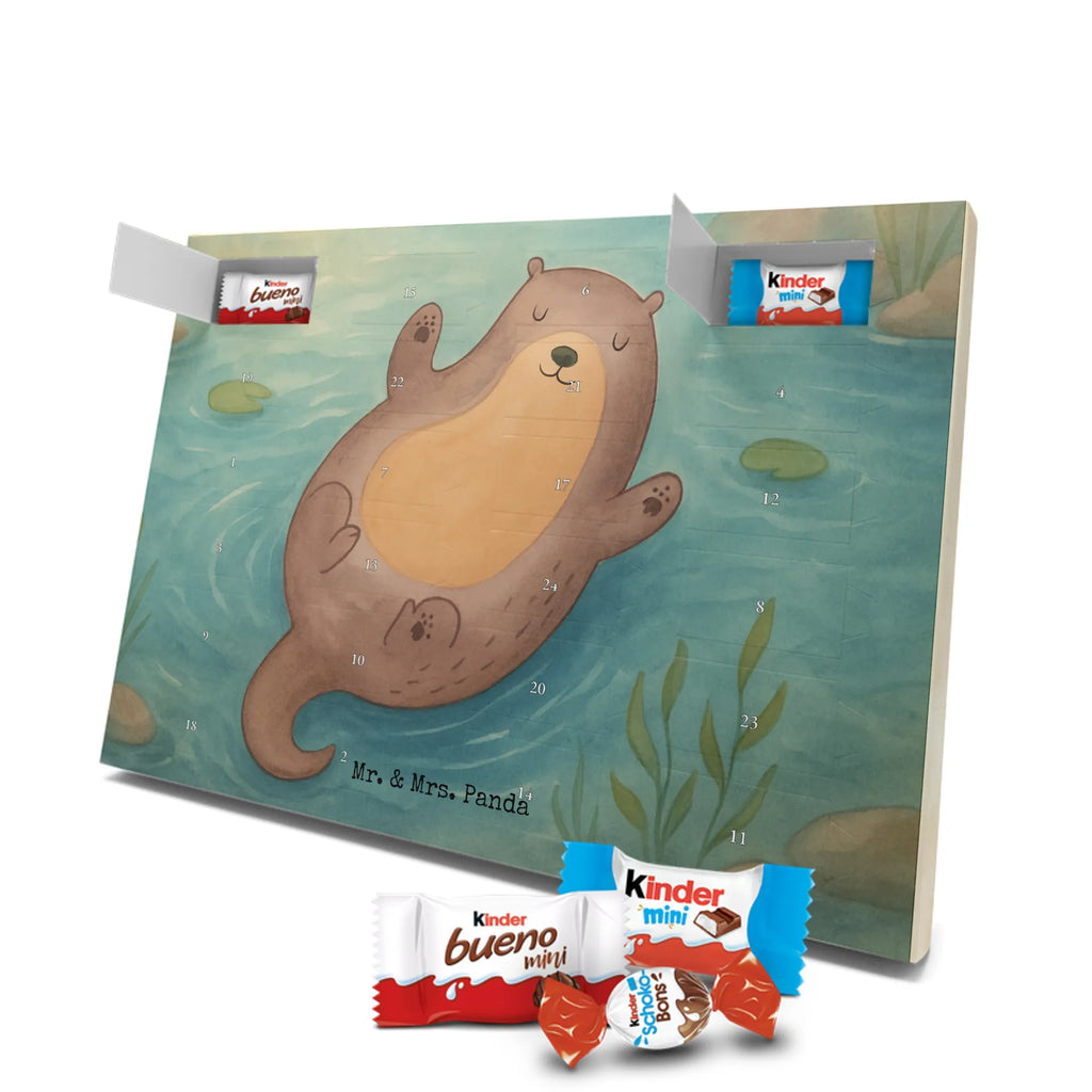 Chocolate advent calendar otter Embrace Design water animal, marten, water, sea otter, predator, baby otter, European otter, animal lover, aquatic animal, water mammal, mammal, animal, gift ideas for animal lovers, gifts for people in love, otter gifts, Otter Sea Otter Lake Otter