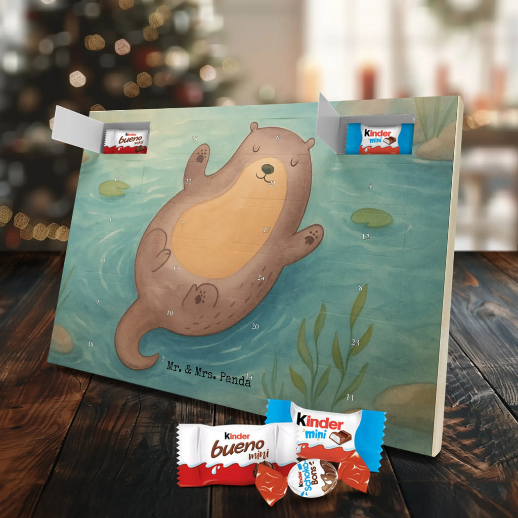 Chocolate advent calendar otter Embrace Design water animal, marten, water, sea otter, predator, baby otter, European otter, animal lover, aquatic animal, water mammal, mammal, animal, gift ideas for animal lovers, gifts for people in love, otter gifts, Otter Sea Otter Lake Otter