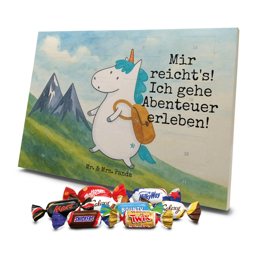 Chocolate advent calendar unicorn climber Design travel, world trip, mountaineer, adventure, mountains, adventurer, vacation, explorer, world traveler