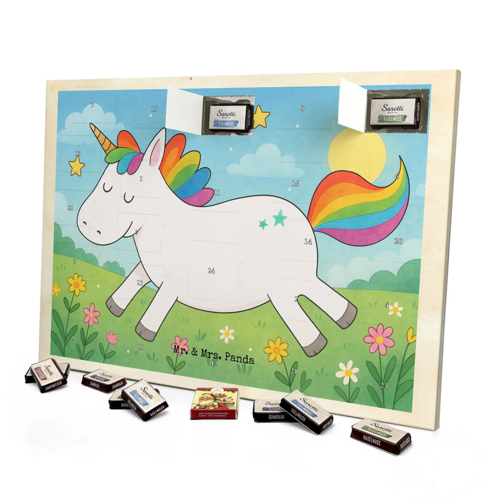 Chocolate advent calendar unicorn happy Design joy, cheerful, joy of life, fun