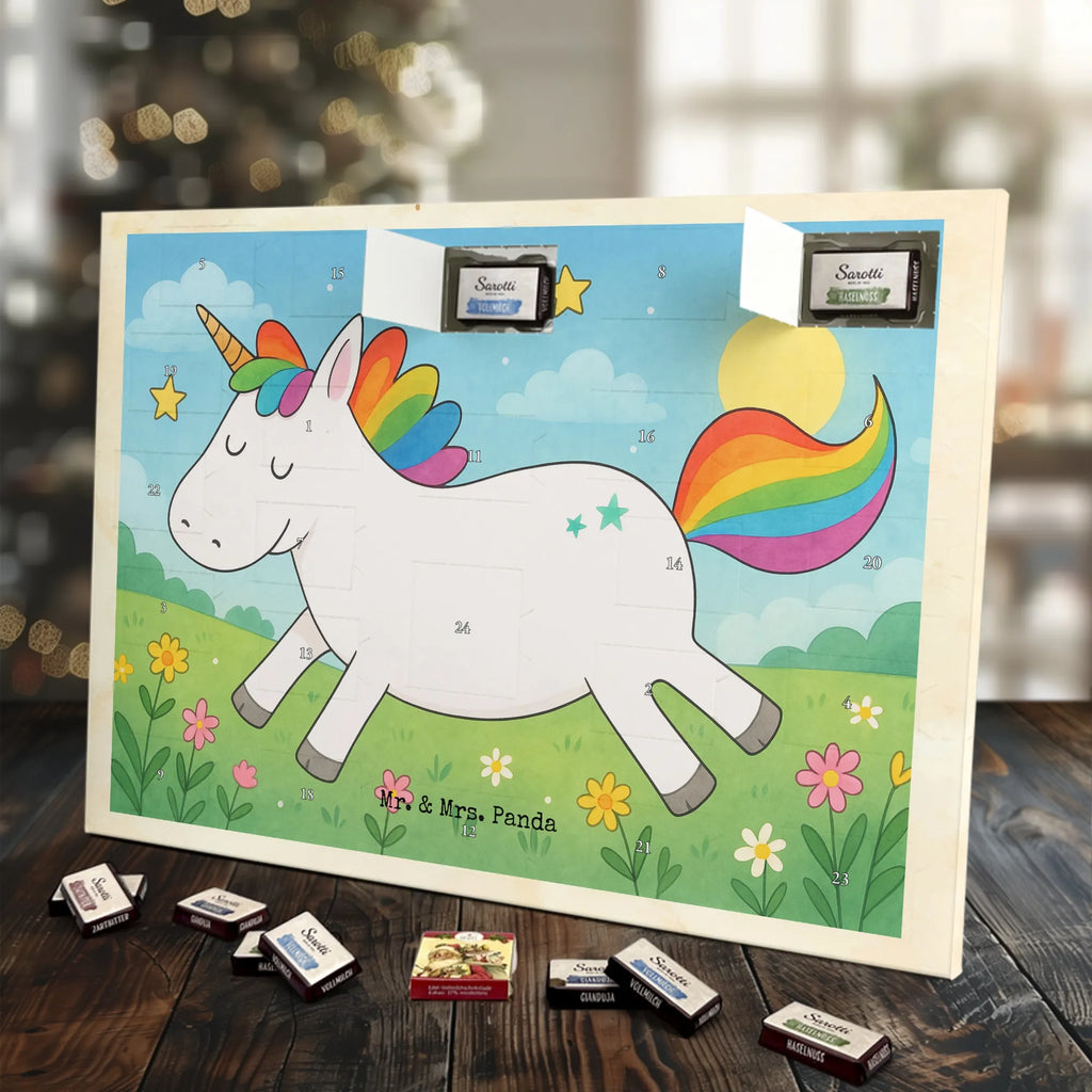 Chocolate advent calendar unicorn happy Design joy, cheerful, joy of life, fun