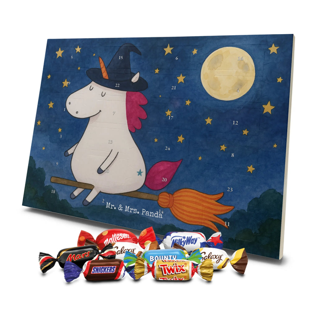Chocolate advent calendar unicorn Witch Design wife gift, witch, mad, bitch, bad girl, girlfriend present, devil