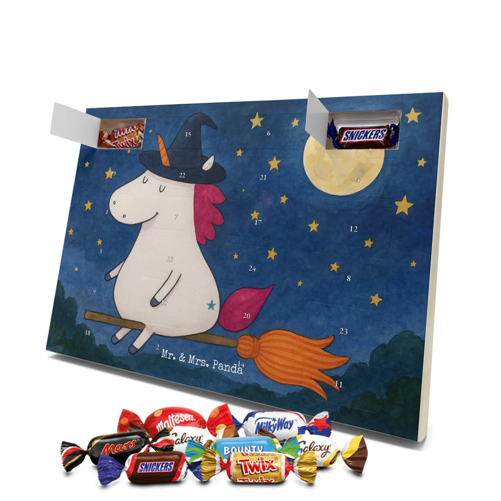Chocolate advent calendar unicorn Witch Design wife gift, witch, mad, bitch, bad girl, girlfriend present, devil