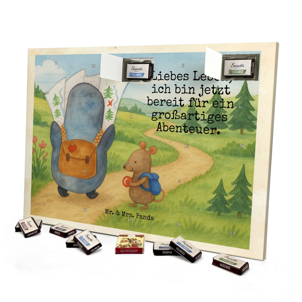 Chocolate advent calendar Penguin & Mouse Hiker Design North Pole, Penguins, adventurer, hiking, adventure, penguins, road trip, excursion