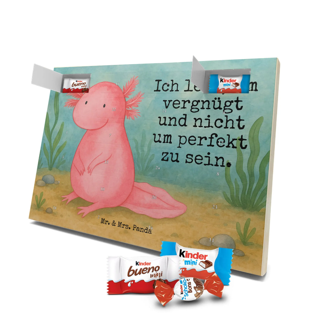 Chocolate advent calendar axolotl zero Design Axelotl, marine animals, Mexican walking fish, salamander, wisdom, worldly wisdom, contented, cheerful, lifestyle, girlfriend