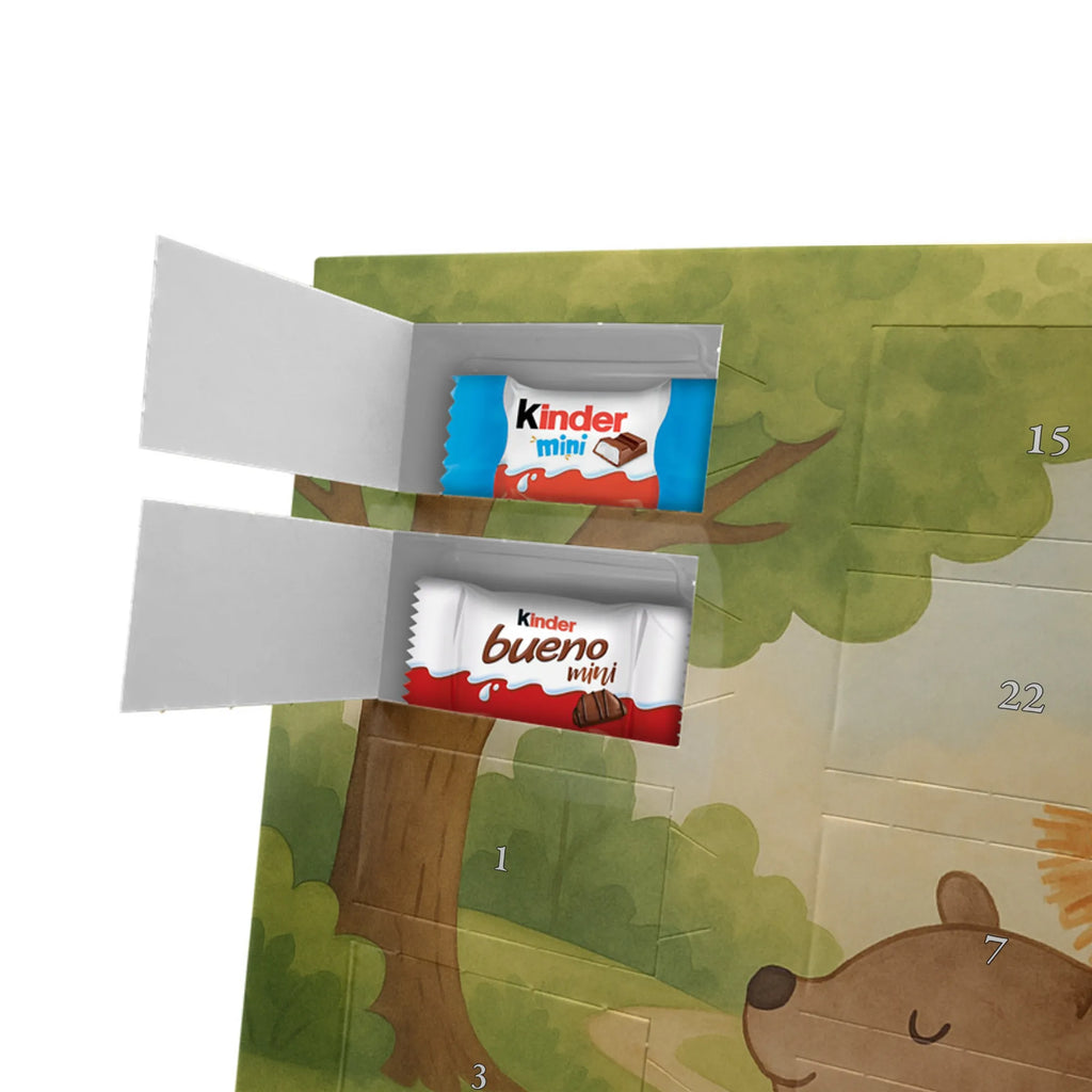 Chocolate advent calendar bear child Design Father's Day, Mother's Day, Gift