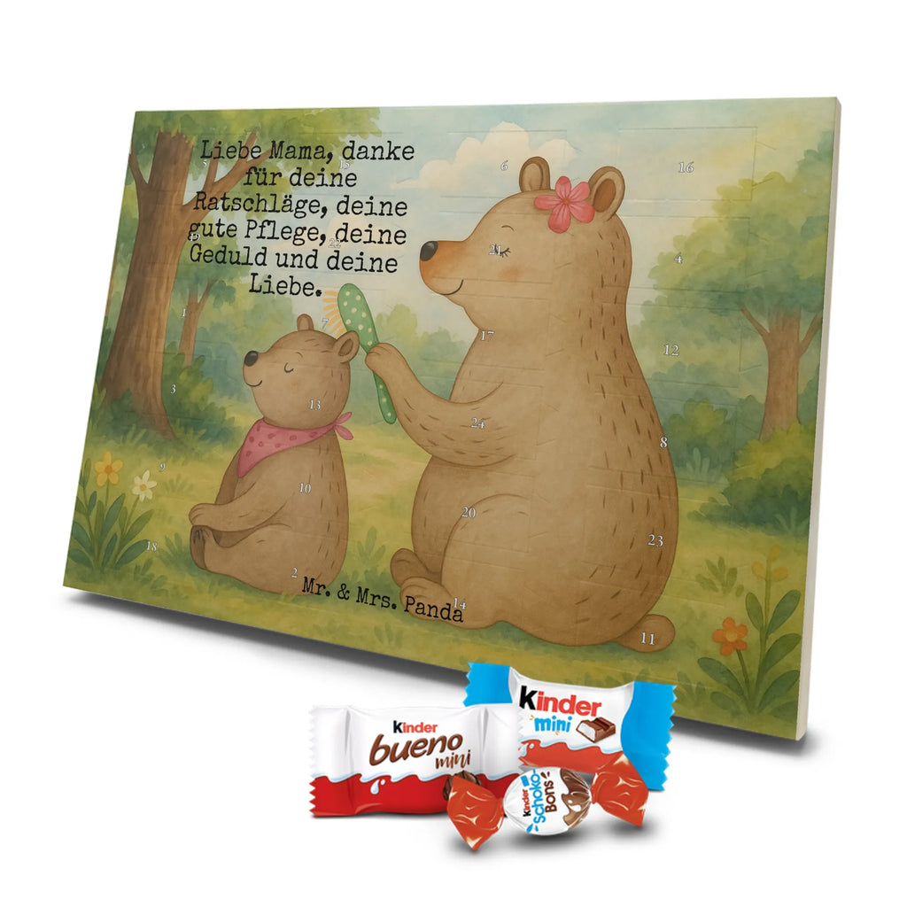 Chocolate advent calendar bear child Design Father's Day, Mother's Day, Gift