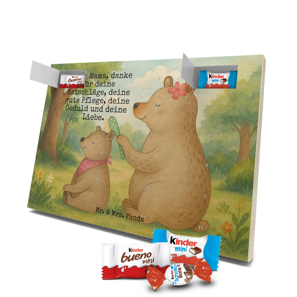 Chocolate advent calendar bear child Design Father's Day, Mother's Day, Gift