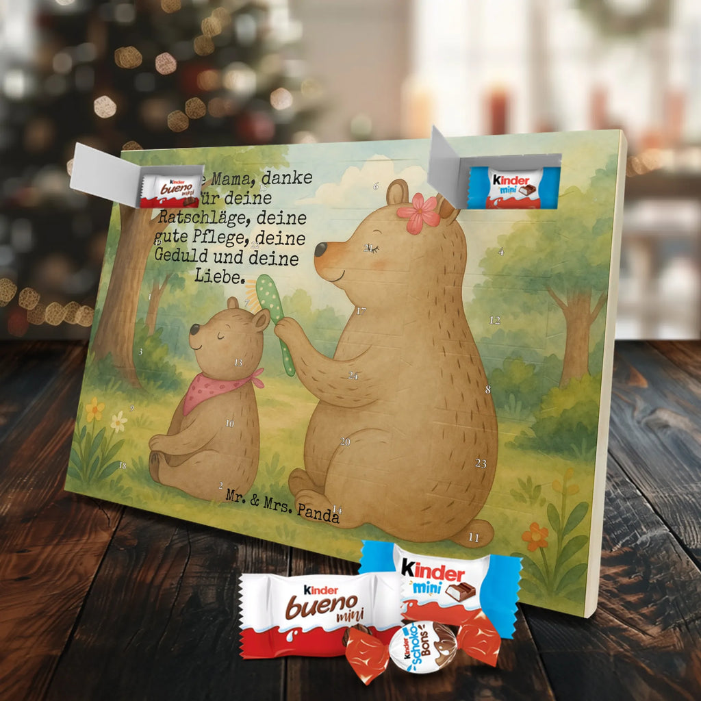 Chocolate advent calendar bear child Design Father's Day, Mother's Day, Gift