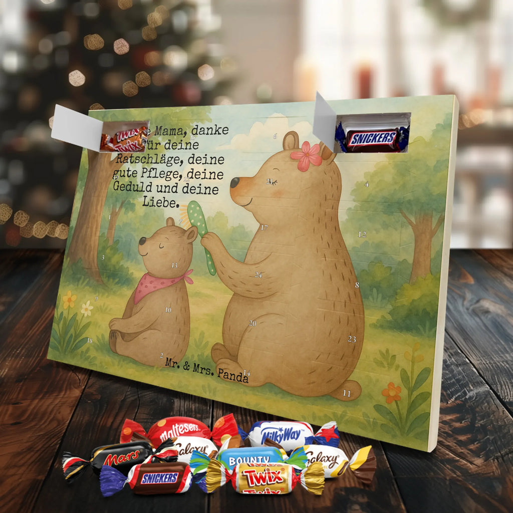Chocolate advent calendar bear child Design Father's Day, Mother's Day, Gift