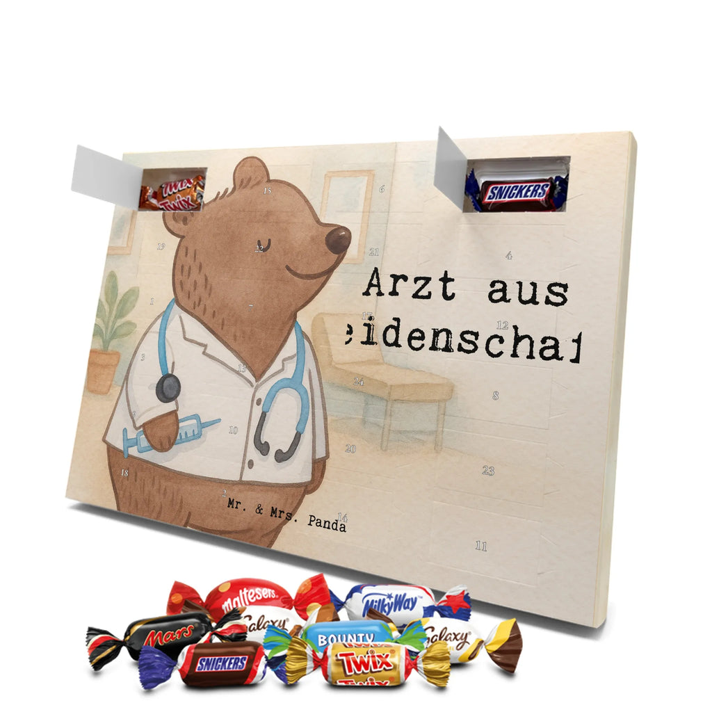 Chocolate advent calendar Doctor Passion Design gift, promotion, anniversary, retirement, sayings, job start, gift idea, best, farewell gift, profession, passing exam
