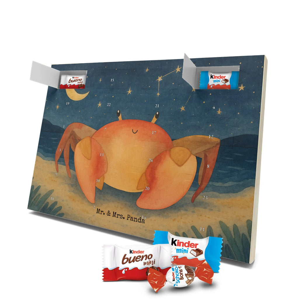 Chocolate advent calendar Star sign Cancer Design constellations, birthdays, astrology, date of birth, month of birth, crab zodiac sign, crab present, present june, birthday june, crabs, present july, birthday july, crab, sea animal, present sea