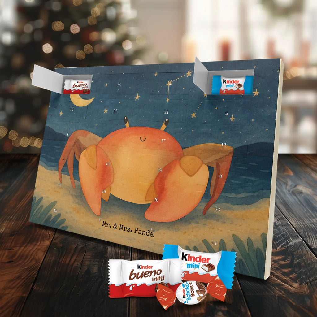 Chocolate advent calendar Star sign Cancer Design constellations, birthdays, astrology, date of birth, month of birth, crab zodiac sign, crab present, present june, birthday june, crabs, present july, birthday july, crab, sea animal, present sea