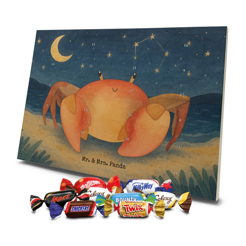 Chocolate advent calendar Star sign Cancer Design constellations, birthdays, astrology, date of birth, month of birth, crab zodiac sign, crab present, present june, birthday june, crabs, present july, birthday july, crab, sea animal, present sea