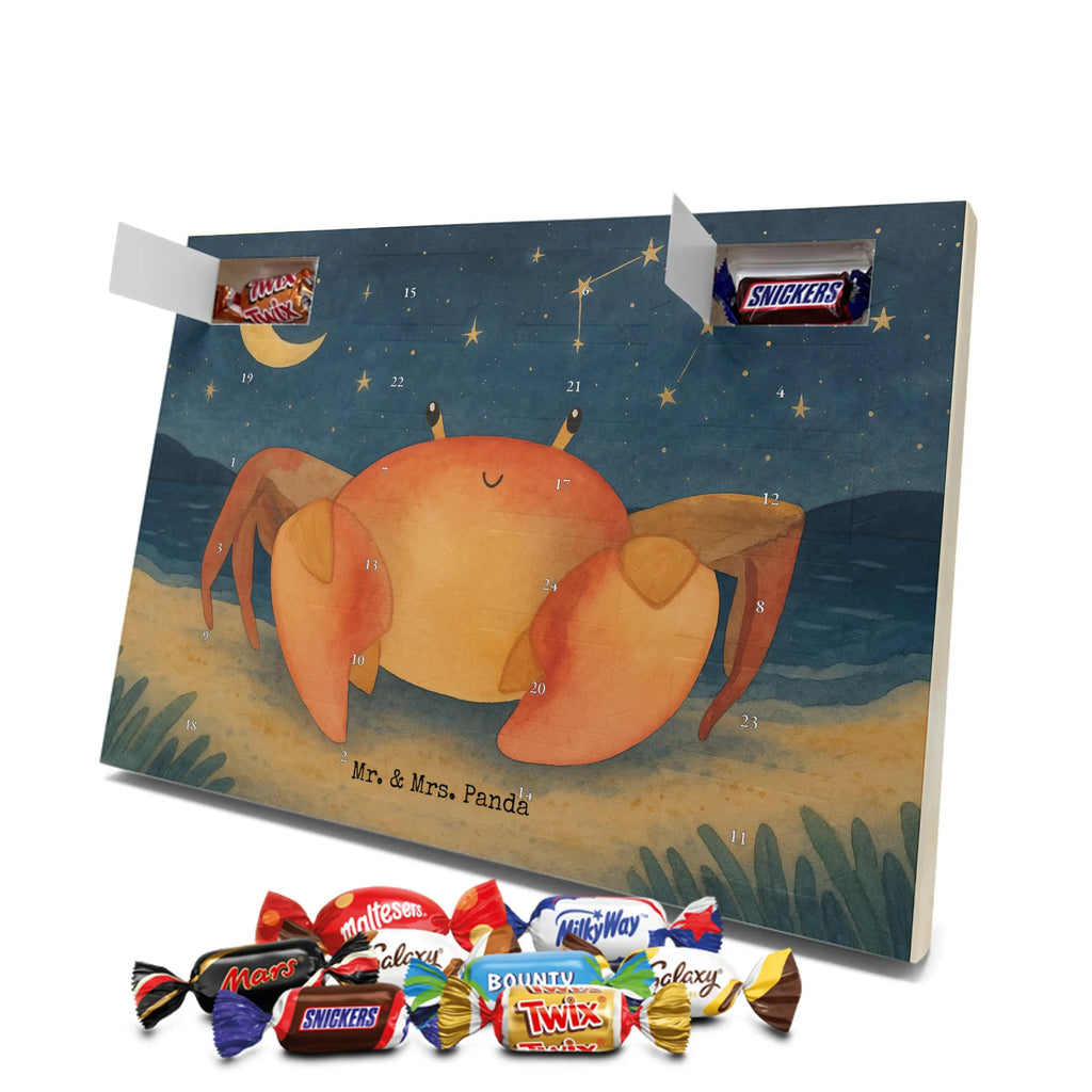 Chocolate advent calendar Star sign Cancer Design constellations, birthdays, astrology, date of birth, month of birth, crab zodiac sign, crab present, present june, birthday june, crabs, present july, birthday july, crab, sea animal, present sea