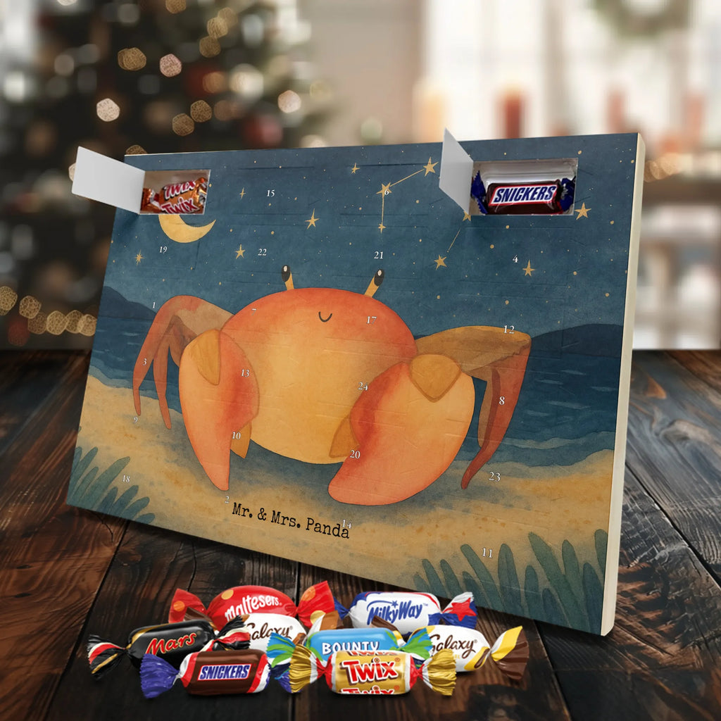Chocolate advent calendar Star sign Cancer Design constellations, birthdays, astrology, date of birth, month of birth, crab zodiac sign, crab present, present june, birthday june, crabs, present july, birthday july, crab, sea animal, present sea