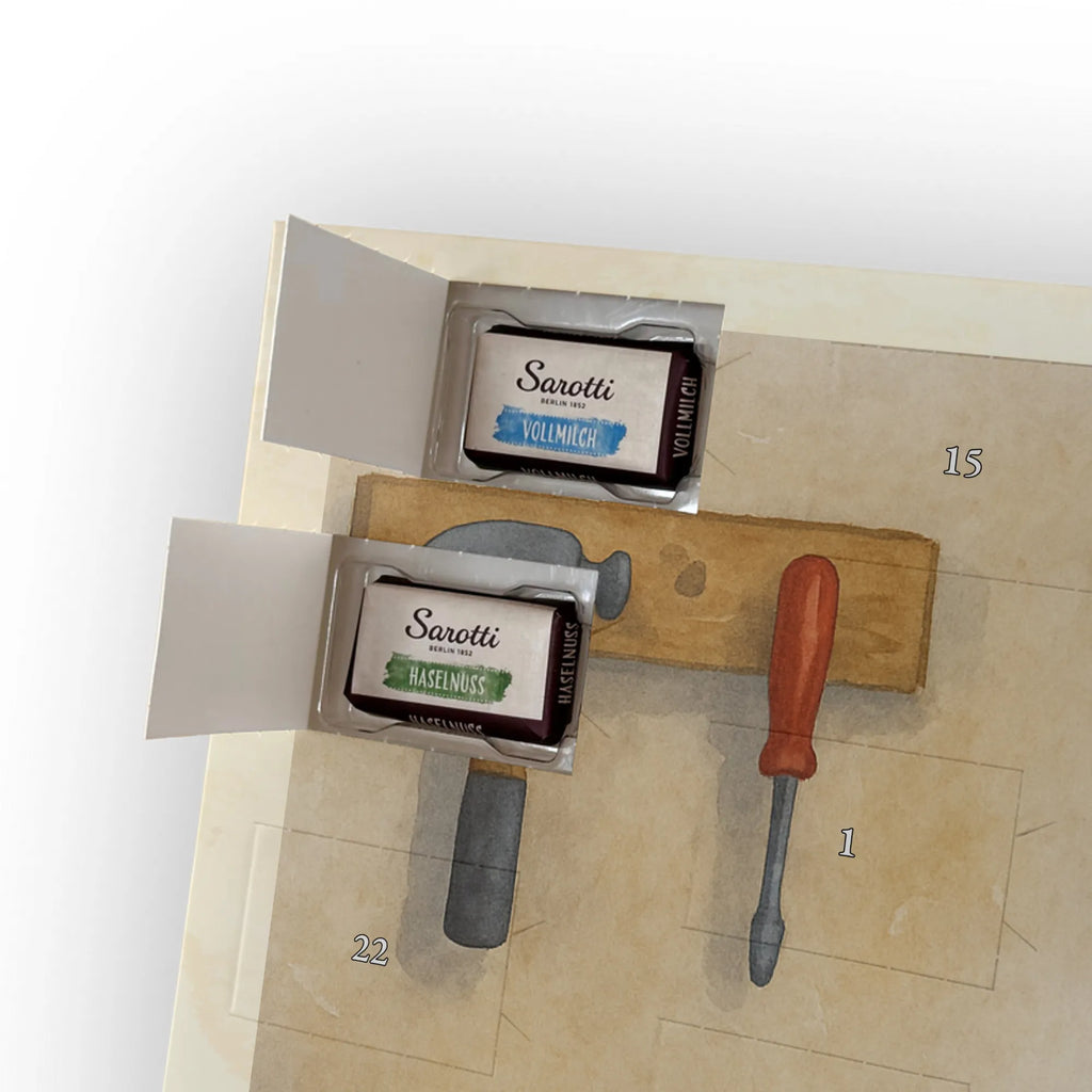 Chocolate advent calendar If Daddy can't fix it, we're screwed. Design Father's Day, Mother's Day, Father, Best Daddy in the World, Gift Daddy