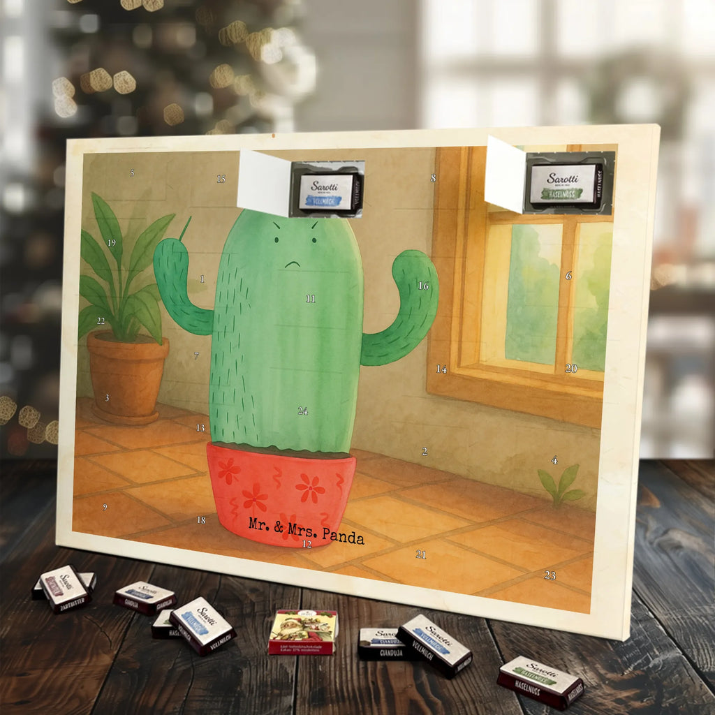 Chocolate advent calendar cactus Fury Design cactus, cactuses, plants, cactus plant, small green cactus, school, annoy, office life, colleague, angry