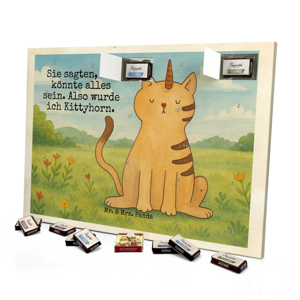 Chocolate advent calendar unicorn Cat Design cat gift, cat lover, Kitty, cat present, Kittycorn, Rainbow