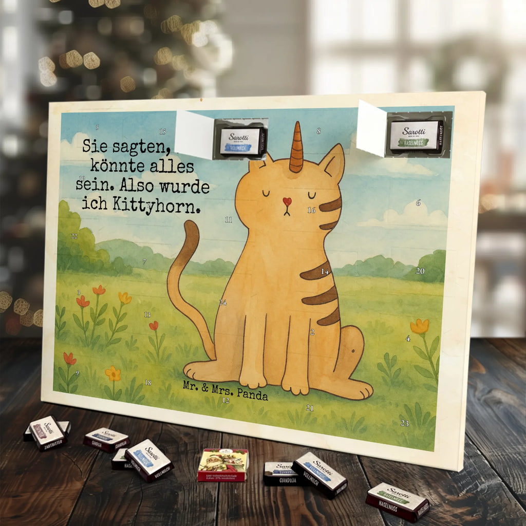 Chocolate advent calendar unicorn Cat Design cat gift, cat lover, Kitty, cat present, Kittycorn, Rainbow