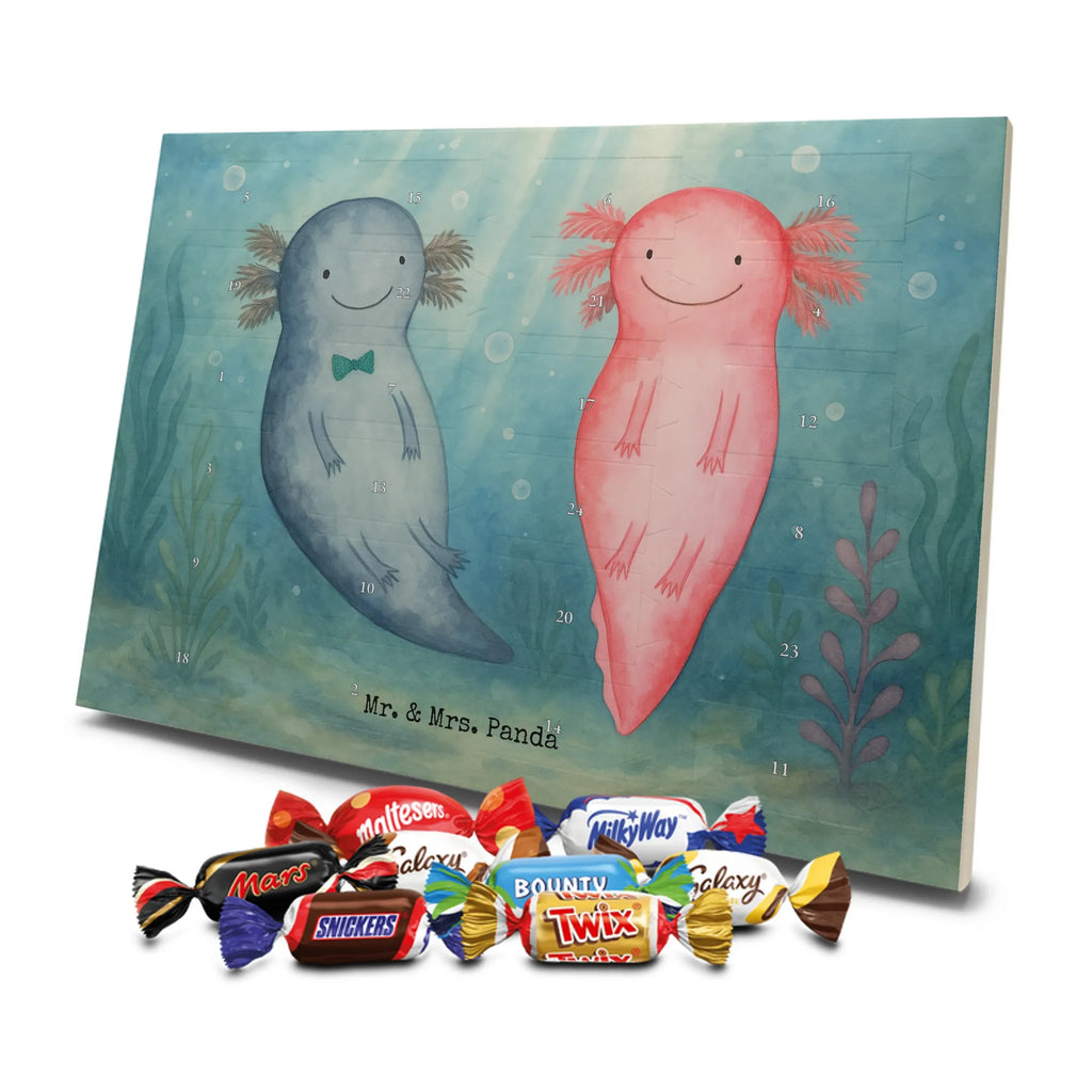 Chocolate advent calendar axolotl Love Design Loving, Two, Together, Marriage, Proposal of marriage, Love gift, gift for her, gift for him, anniversary gift, Valentine&#39;s Day Gift for Women Love Gift Anniversary Wedding Anniversary Party Favor Gift for Girlfriend Gift for Partner Boyfriend Gift Token of Love for Men for Husband