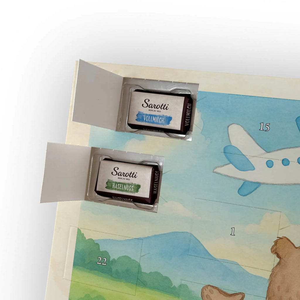 Chocolate advent calendar bear Airplane Design Loving, Two, Together, Marriage, Proposal of marriage, Love gift, gift for her, gift for him, anniversary gift, Valentine&#39;s Day Gift for Women Love Gift Anniversary Wedding Anniversary Party Favor Gift for Girlfriend Gift for Partner Boyfriend Gift Token of Love for Men for Husband