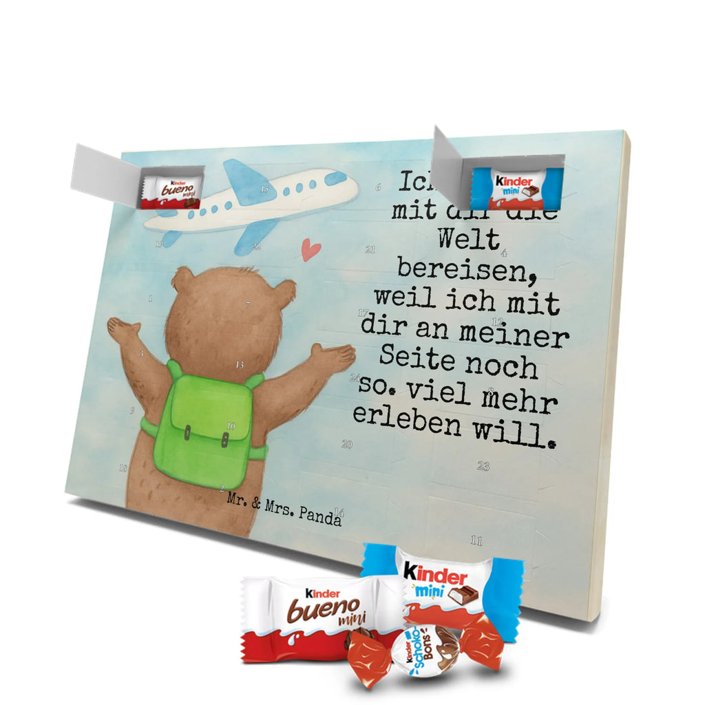 Chocolate advent calendar bear Airplane Design Loving, Two, Together, Marriage, Proposal of marriage, Love gift, gift for her, gift for him, anniversary gift, Valentine&#39;s Day Gift for Women Love Gift Anniversary Wedding Anniversary Party Favor Gift for Girlfriend Gift for Partner Boyfriend Gift Token of Love for Men for Husband