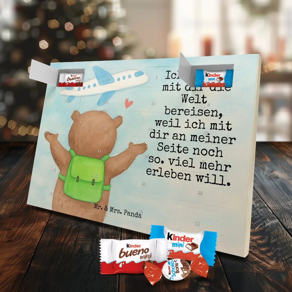 Chocolate advent calendar bear Airplane Design Loving, Two, Together, Marriage, Proposal of marriage, Love gift, gift for her, gift for him, anniversary gift, Valentine&#39;s Day Gift for Women Love Gift Anniversary Wedding Anniversary Party Favor Gift for Girlfriend Gift for Partner Boyfriend Gift Token of Love for Men for Husband