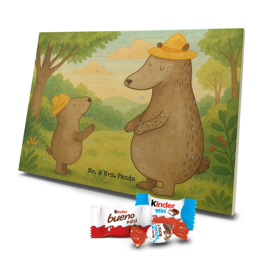 Chocolate advent calendar Bears with hats Design Father's Day, Mother's Day, father, role model, son, sons, children, favourite person, father-son, child, father's day